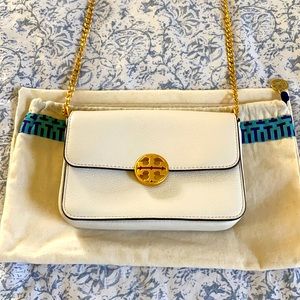 Tory Burch leather shoulder/clutch/cross-body bag